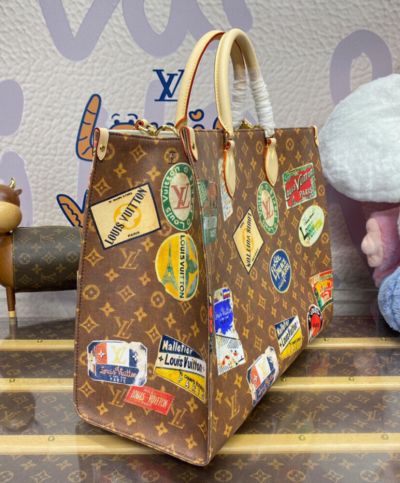 Louis Vuitton OnTheGo Voyage M47147 Brown